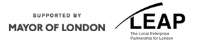 Logos for Mayor of London and Leap