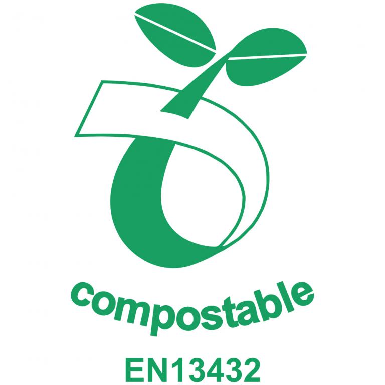 Compostable food liner logo
