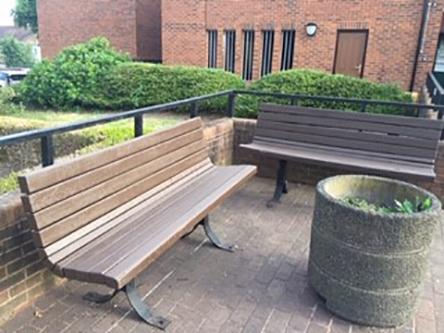 Bench restored