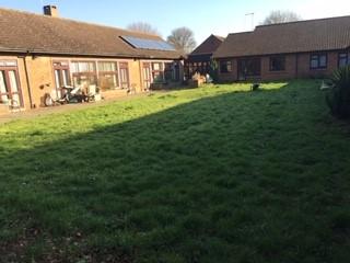 Grass area outside Toldene Court.