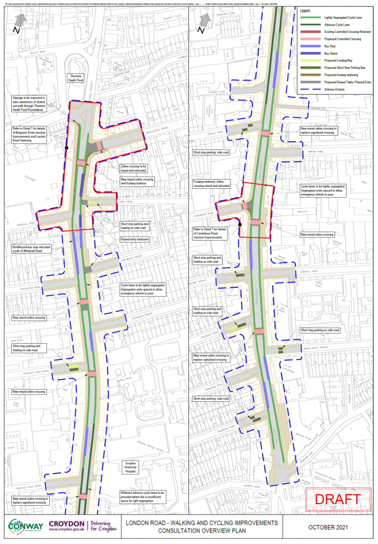 Proposals to London Road