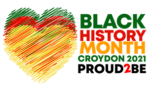 Black history logo - proud to be