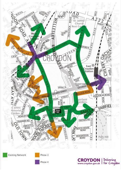 Town Centre cycle route