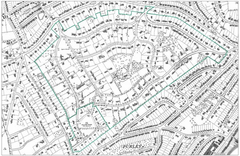 Image of historic map from 1940