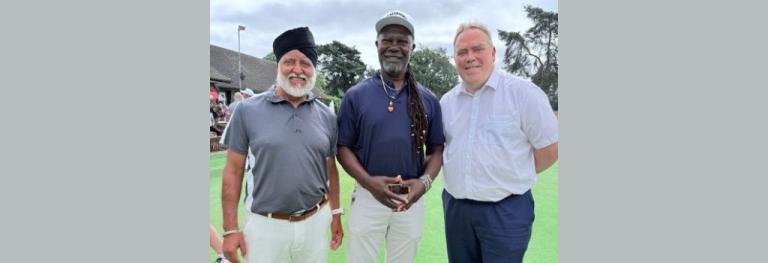 Mayor Perry with Levi Roots and Baldeep Chatwal