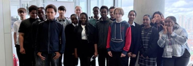 Work experience pupils from Oasis Shirley Park.