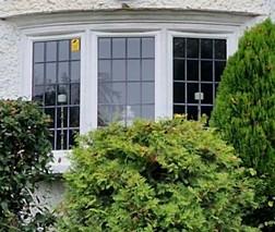 A bow window