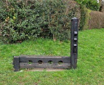 Photograph of the Stocks, Upper Woodcote Village