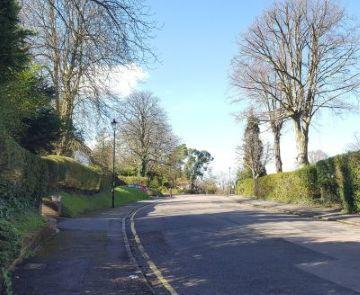 Photograph of the boundary treatment Furze Hill
