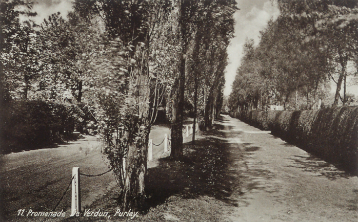 Old photograph of the Promenade de Verdun