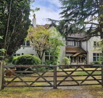 Photograph of original timber gates and piers