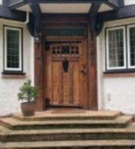 A timber door