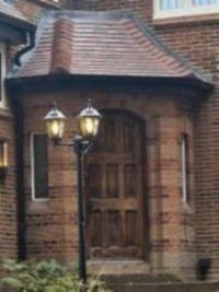 An enclosed porch