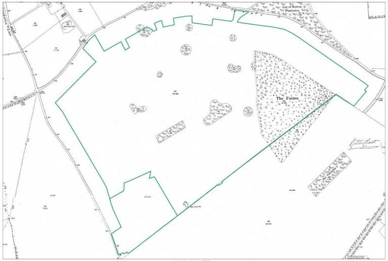 Map 4. Historic map progression – 1890 OS Map