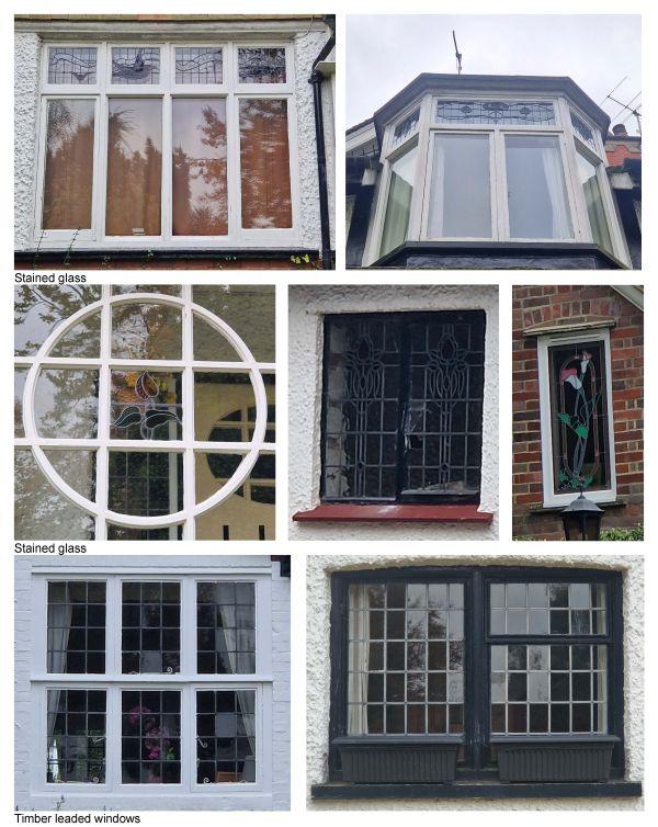 Images of stained glass windows 