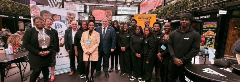 Mayor Perry with the the Croydon Safeguarding Children Partnership and Reaching Higher