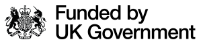 Government crest with text 'Funded by UK Government