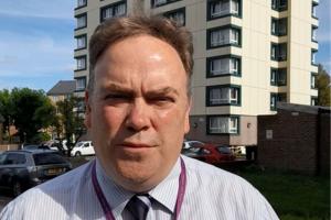 Mayor Jason Perry in Regina Road