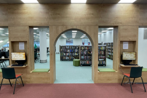 entrance to the new digital zone in Central Library