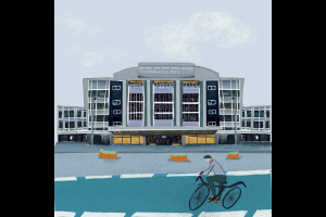 Painting of Fairfield Halls by Skye Baker