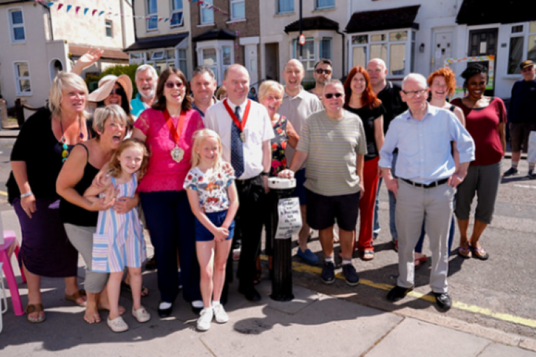 people at the Big Lunch event