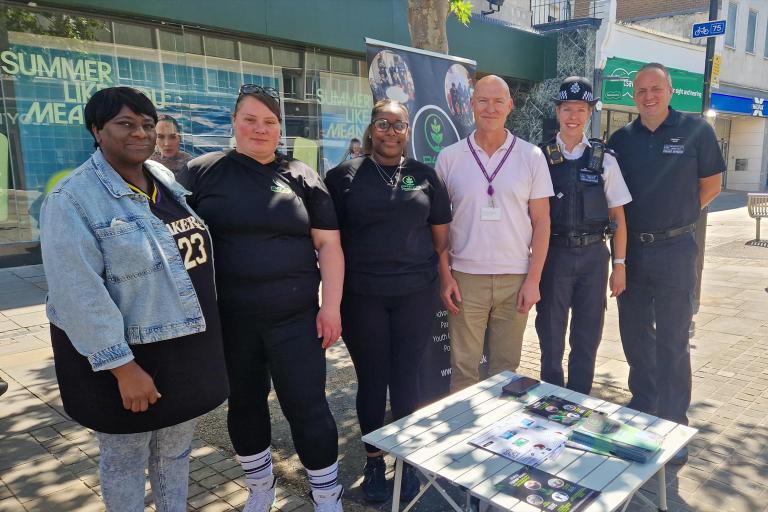 Croydon's town centre task force team