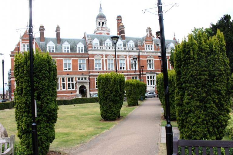 Photograph of the outside of Croydon Register office